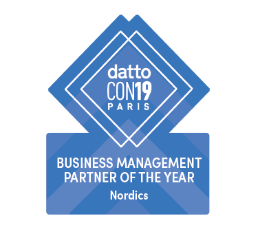 Golden datto badge BMPOY NORDICS